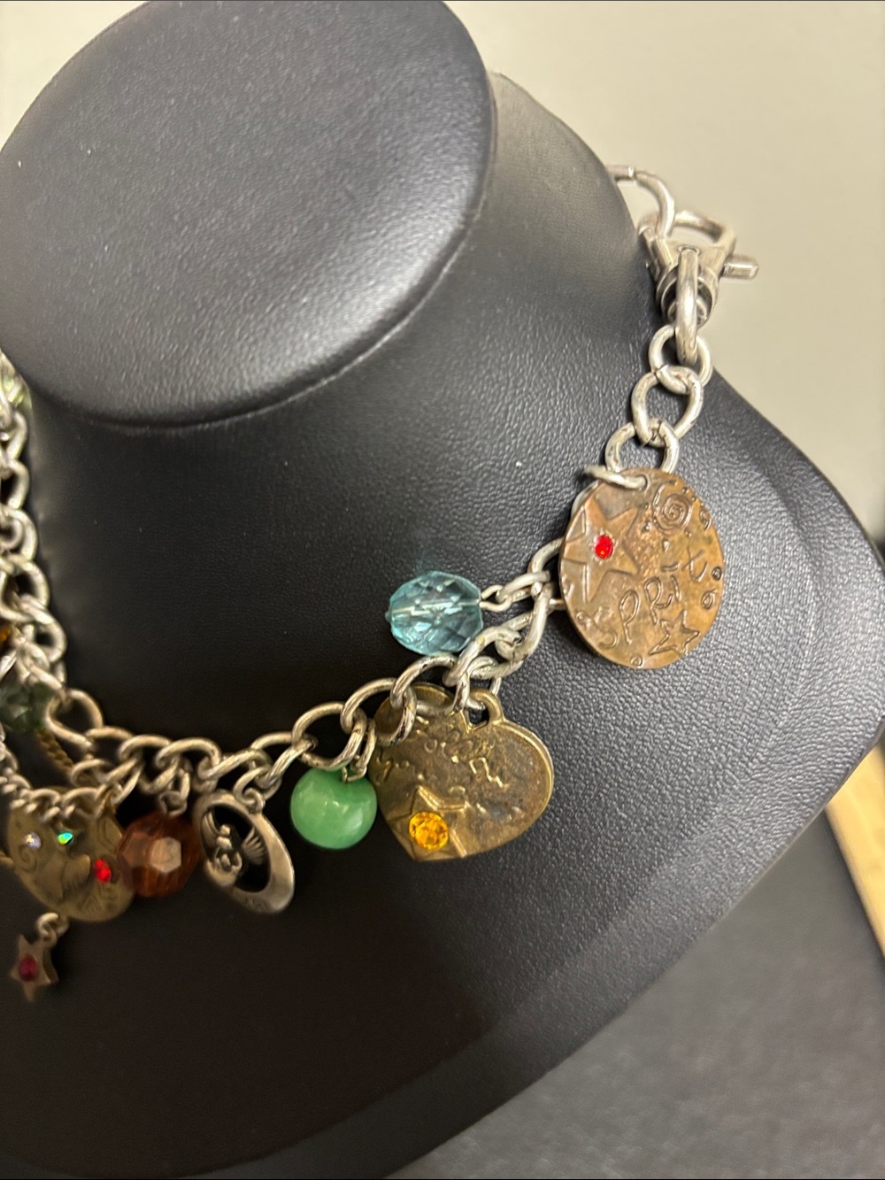 Purse Chain Charm Unique Accessory Two Tone Rare - Picture 4 of 9